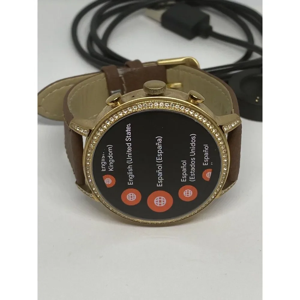 Fossil Gen 4 Authentic Digital Dial Smart Watch Custom Band FTW6015 AB83